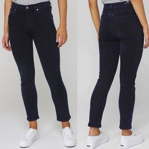 Citizens Of Humanity Ankle High-Rise Skinny Jeans in Dark Indigo
